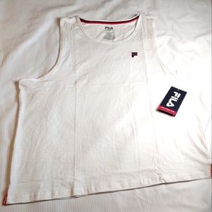 NWT Fila Men's White Sleep Tank Top Size Large